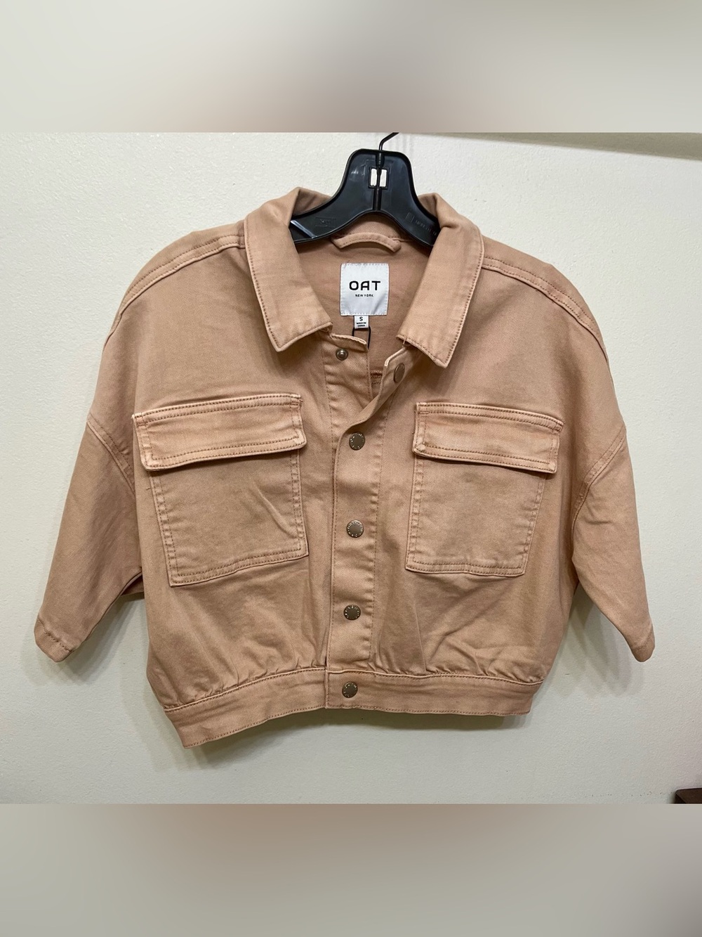 Oat New York Crop Jacket (can fit medium)